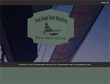 Tablet Screenshot of eastcoastboatdetailing.com